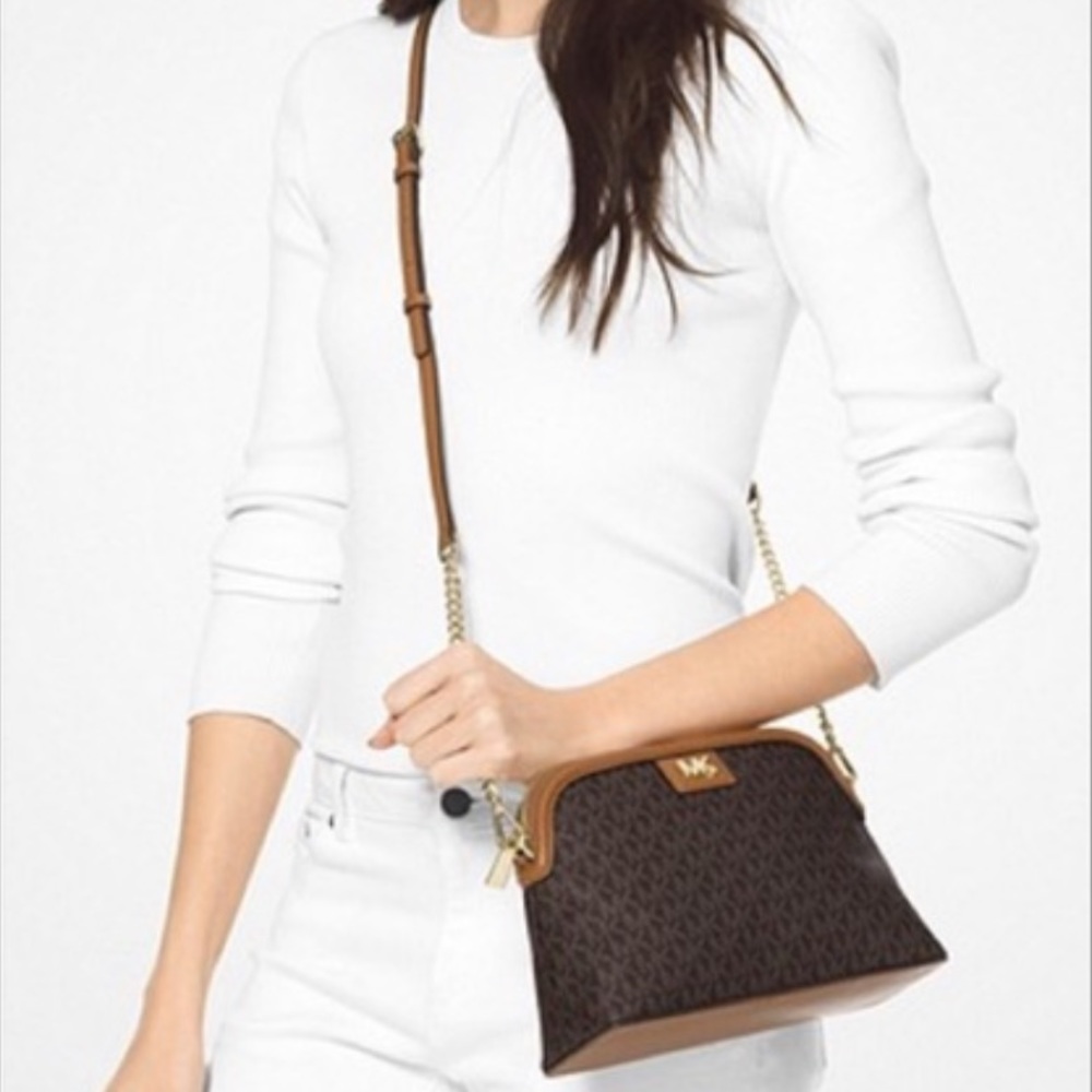 Michael Kors Brown/Acorn Crossbody Bag